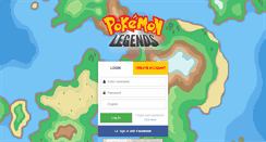Desktop Screenshot of pokemonlegends.com